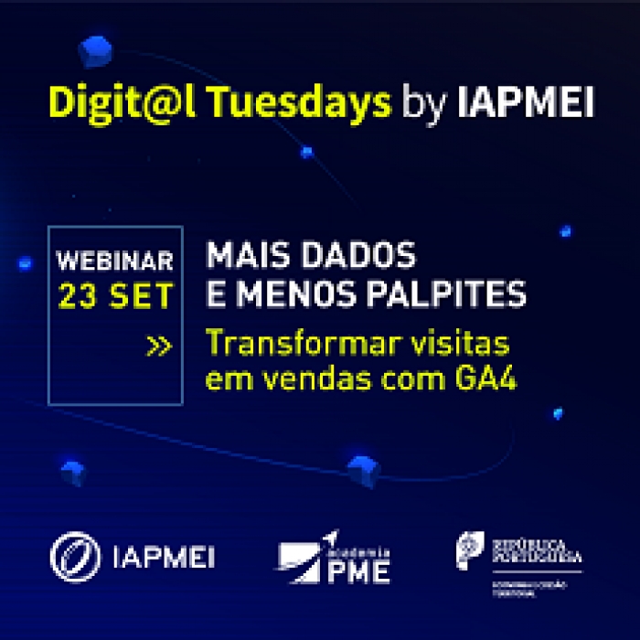Digit@l Tuesdays regressam em setembro com abordagem ao GA4