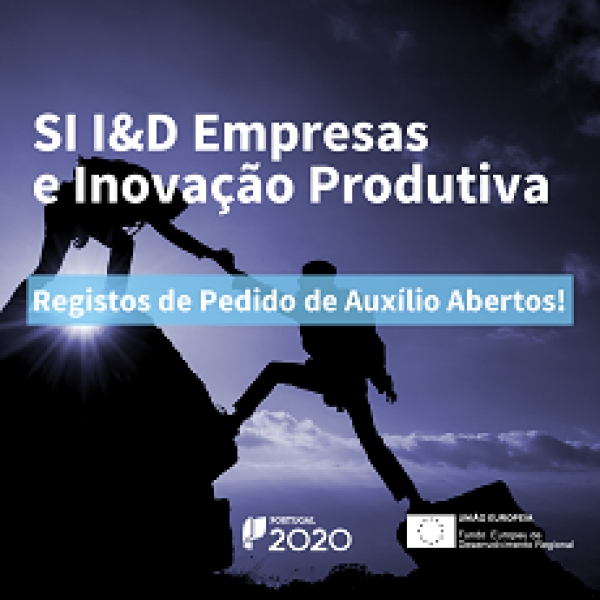 Projetos de Inovação Produtiva e de I&amp;D com Pedidos de Registo de Auxílio abertos
