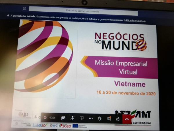 Missão empresarial virtual ao Vietname para aumentar negócios das empresas do Ribatejo