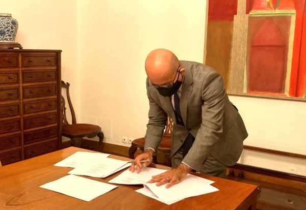Ministro das Finanças assinou contrato para empréstimo SURE no valor de 5,9 mil milhões de euros